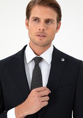 PİERRE CARDİN Lacivert Erkek Ultra Slim Takım Elbise