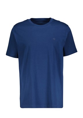 BACKANDBOND - B35T10004 Erkek Lacivert Bisiklet Yaka T-Shirt