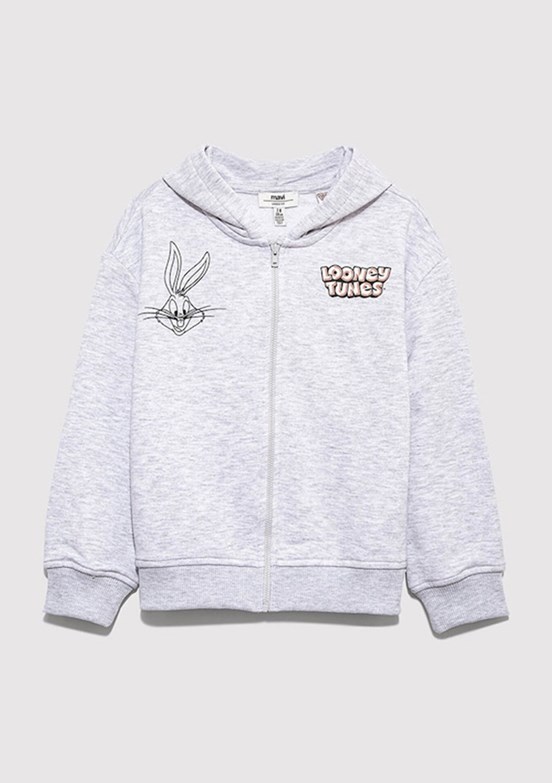 MAVİ Açık Gri Kız Çocuk Sweatshirt