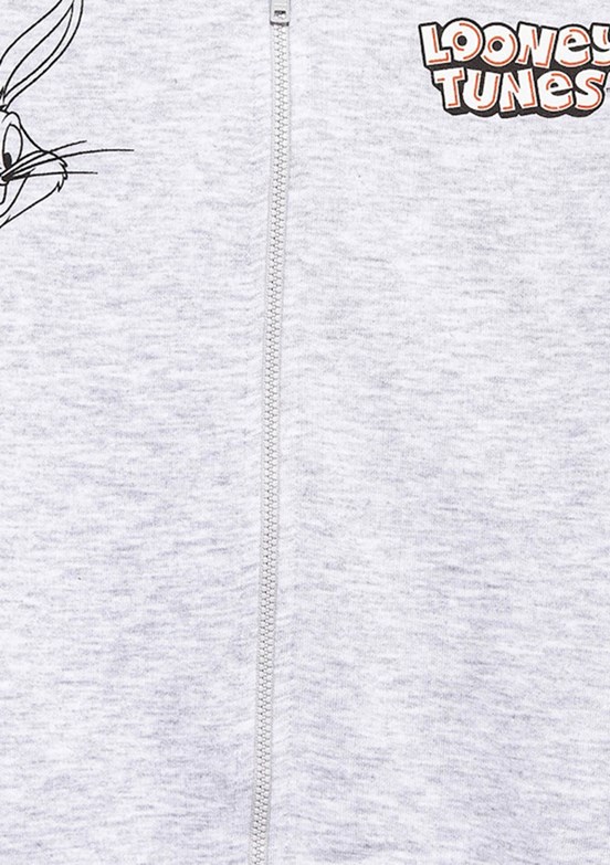 MAVİ Açık Gri Kız Çocuk Sweatshirt