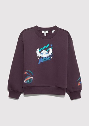 MAVİ Beyaz Kız Çocuk Bisiklet Yaka T-Shirt