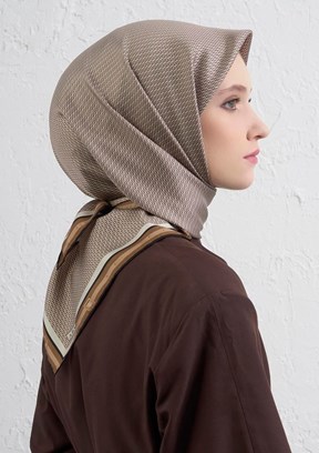 ARMİNE Çok Renkli Kadın DJ Saf İpek Eşarp