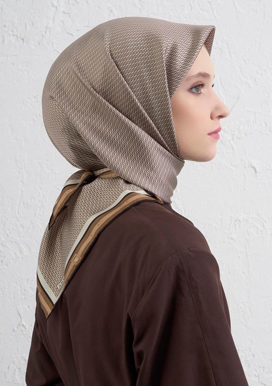 ARMİNE Çok Renkli Kadın DJ Saf İpek Eşarp