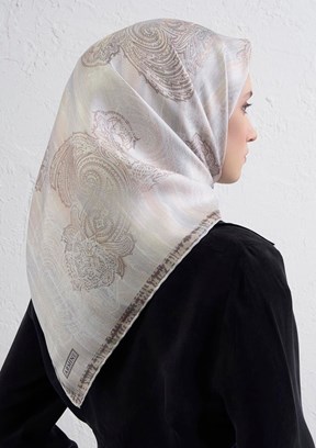 ARMİNE Çok Renkli Kadın DJ Saf İpek Eşarp