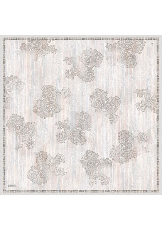 ARMİNE Çok Renkli Kadın DJ Saf İpek Eşarp