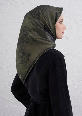 ARMİNE Çok Renkli Kadın DJ Saf İpek Eşarp