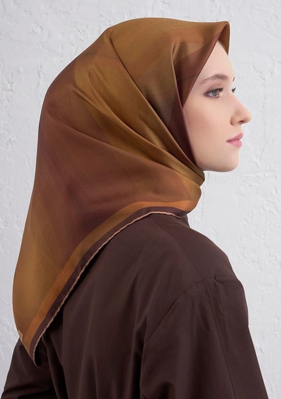 ARMİNE Çok Renkli Kadın DJ Saf İpek Eşarp