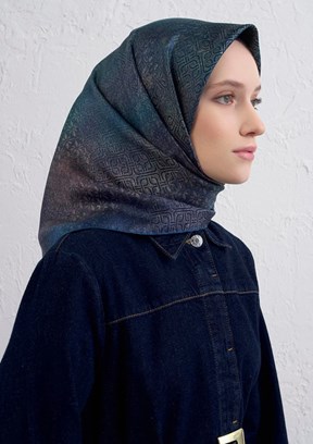 ARMİNE Çok Renkli Kadın DJ Saf İpek Eşarp