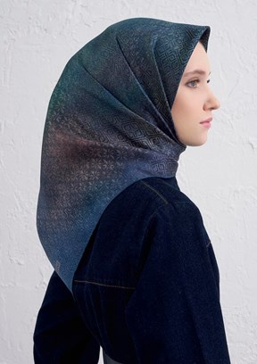 ARMİNE Çok Renkli Kadın DJ Saf İpek Eşarp