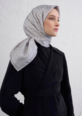 ARMİNE Çok Renkli Kadın DJ Saf İpek Eşarp