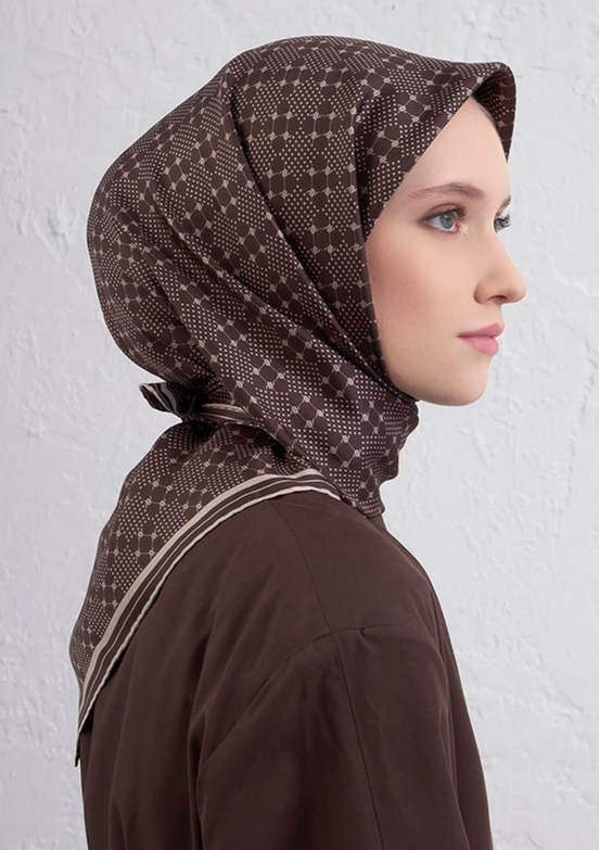 ARMİNE Çok Renkli Kadın DJ Saf İpek Eşarp