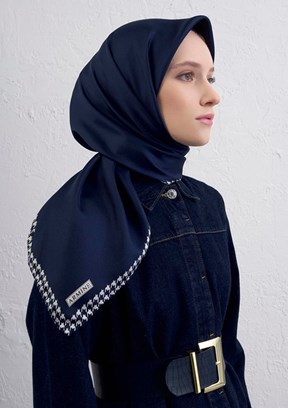 ARMİNE Çok Renkli Kadın DJ Saf İpek Eşarp