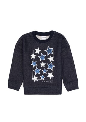 US POLO ASSN Lacivert Kız Çocuk Comfort Sweatshirt