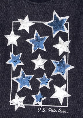 US POLO ASSN Lacivert Kız Çocuk Comfort Sweatshirt