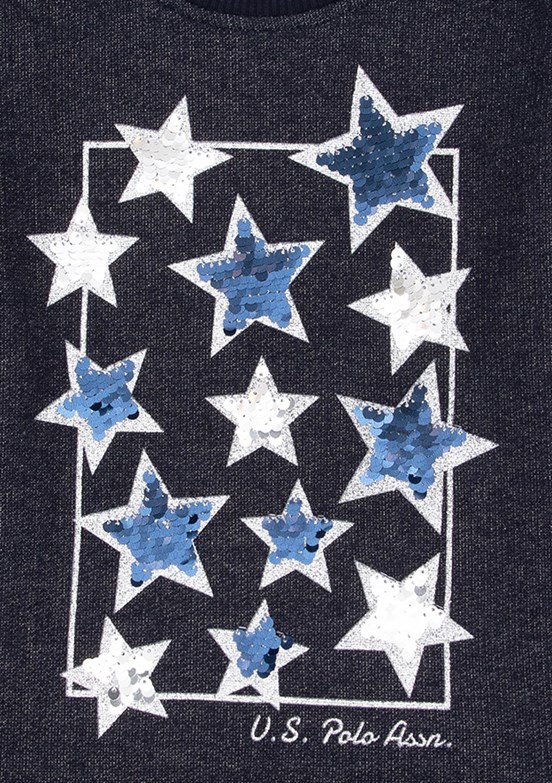 US POLO ASSN Lacivert Kız Çocuk Comfort Sweatshirt