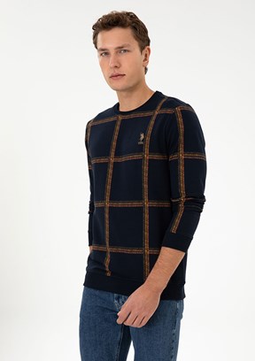 US POLO ASSN Erkek Lacivert Regular Sweatshirt