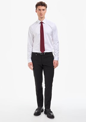 PİERRE CARDİN - Erkek Siyah Basic Pantolon