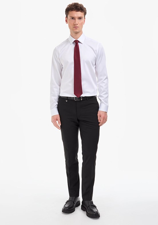 PİERRE CARDİN - Erkek Siyah Basic Pantolon