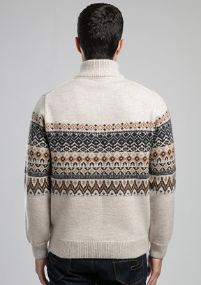 LEE COOPER Ground - 261 Lcm 241021 Erkek Lacivert Dik Yaka Kazak