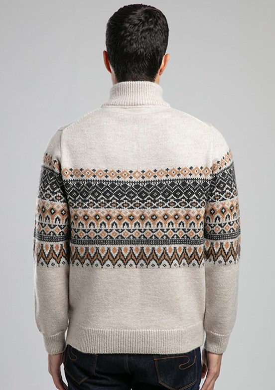 LEE COOPER Ground - 261 Lcm 241021 Erkek Lacivert Dik Yaka Kazak