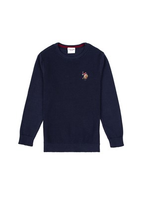 US POLO ASSN Erkek Çocuk Lacivert Basic Kazak