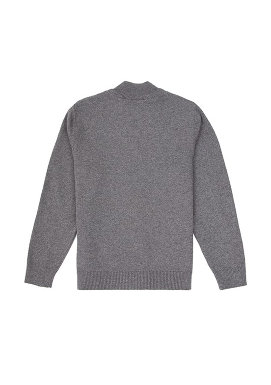 US POLO ASSN Erkek Çocuk Gri Triko Hırka