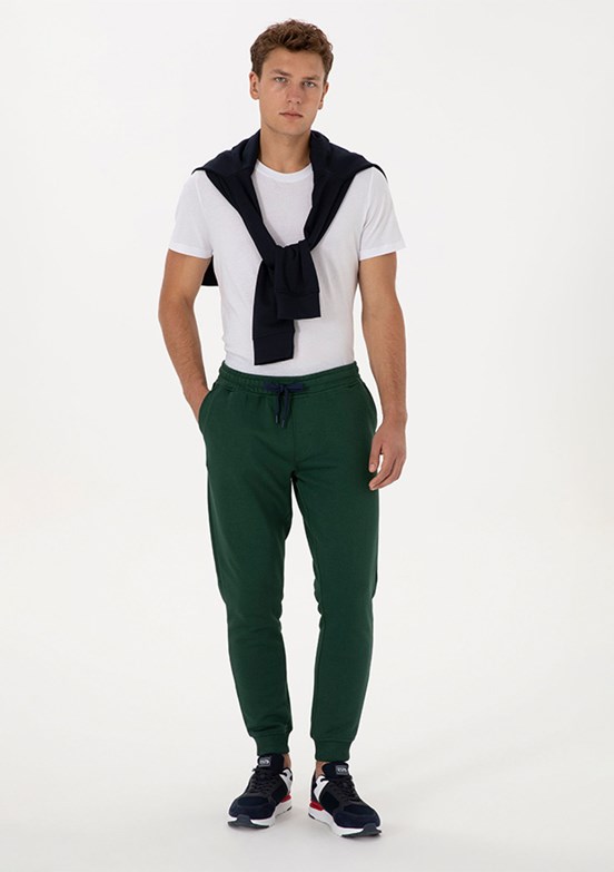 US POLO ASSN Yeşil Erkek Slim Pantolon