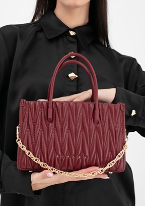 SiSLEY - SLY_231 Kadın Bordo Kol Çantası