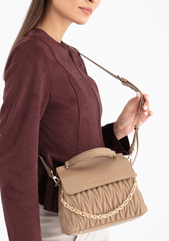 SiSLEY - SLY_232 Kadın Bej Kol Çantası