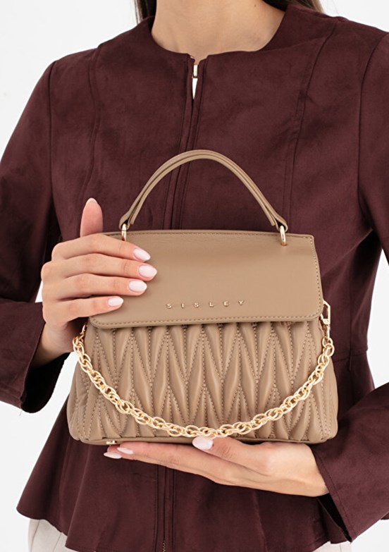 SiSLEY - SLY_232 Kadın Bej Kol Çantası