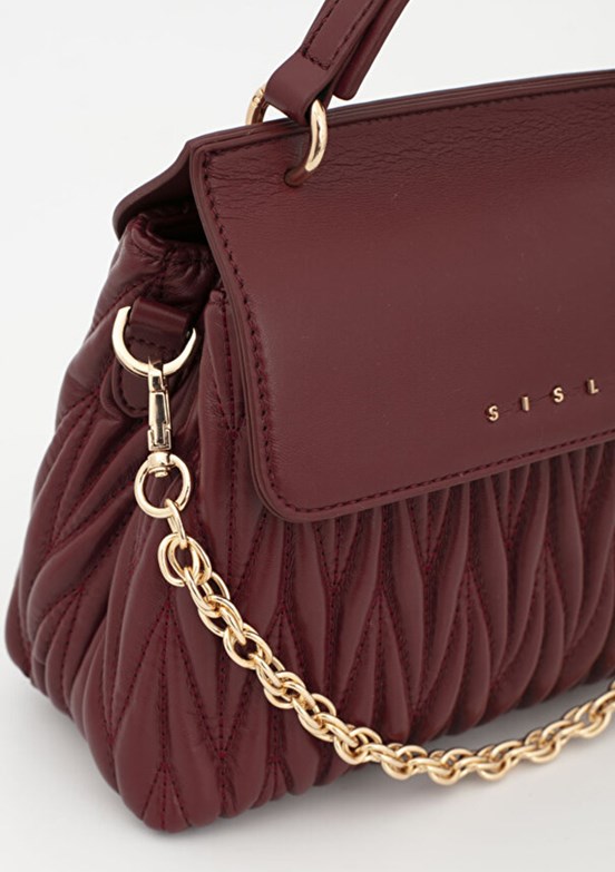 SiSLEY - SLY_232 Kadın Bordo Kol Çantası