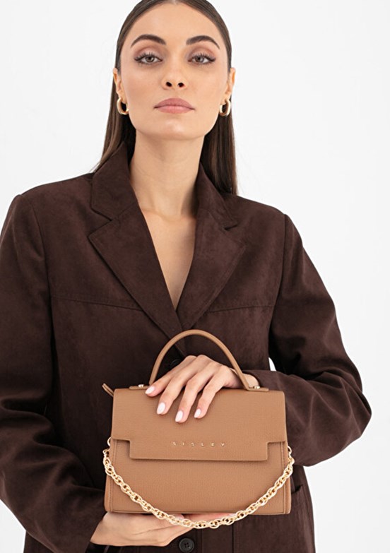 SiSLEY - SLY_237 Kadın Kahverengi Kol Çantası