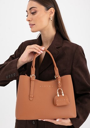 SiSLEY - SLY_296 Kadın Kahverengi Kol Çantası
