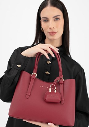 SiSLEY - SLY_296 Kadın Bordo Kol Çantası