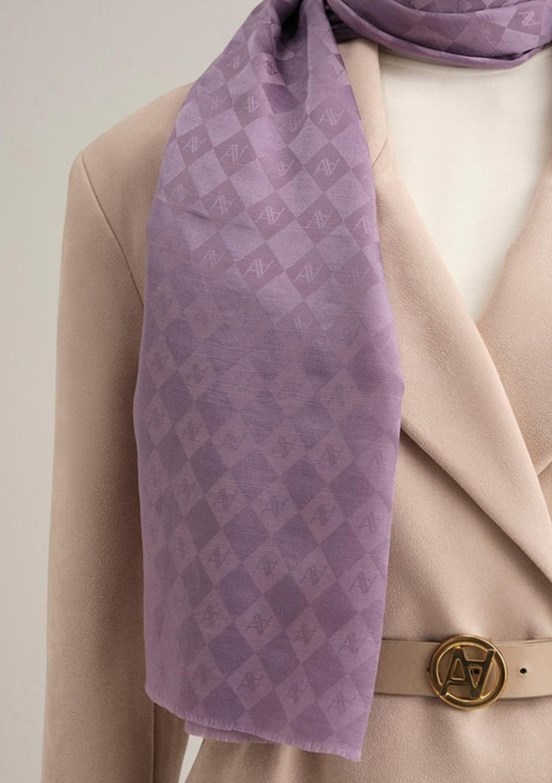 ARMİNE Çok Renkli Kadın  İpek Pamuk Şal