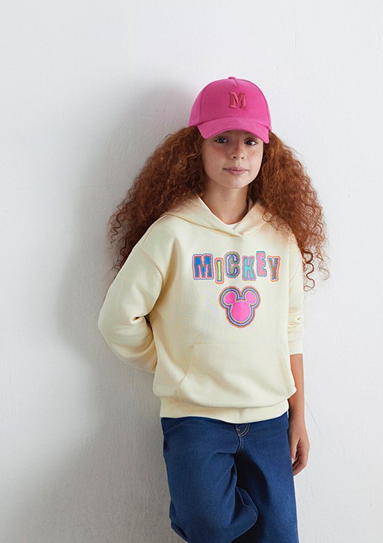 MAVİ Açık Bej Çocuk Kapüşonlu Sweatshirt