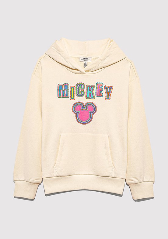 MAVİ Açık Bej Çocuk Kapüşonlu Sweatshirt