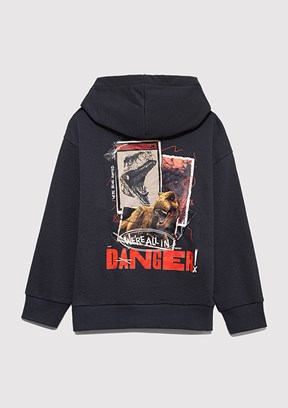 MAVİ Antrasit Erkek Çocuk Kapüşonlu Sweatshirt