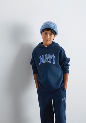 MAVİ Koyu Lacivert Erkek Çocuk Kapüşonlu Sweatshirt