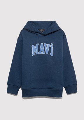MAVİ Koyu Lacivert Erkek Çocuk Kapüşonlu Sweatshirt