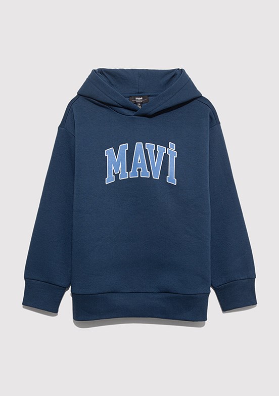 MAVİ Koyu Lacivert Erkek Çocuk Kapüşonlu Sweatshirt