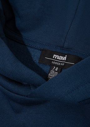 MAVİ Koyu Lacivert Erkek Çocuk Kapüşonlu Sweatshirt