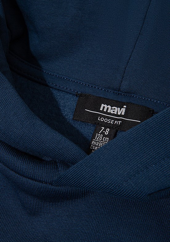 MAVİ Koyu Lacivert Erkek Çocuk Kapüşonlu Sweatshirt
