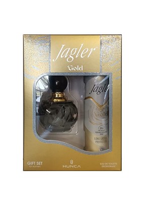 JAGLER For Women Gift Set Gold Deodorant 60 ML + 150 ML Kadın Parfüm Seti