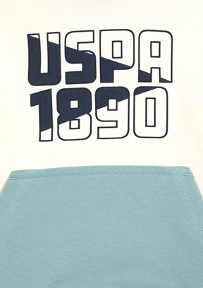 US POLO ASSN Erkek Çocuk Yeşil Cropped Sweatshirt