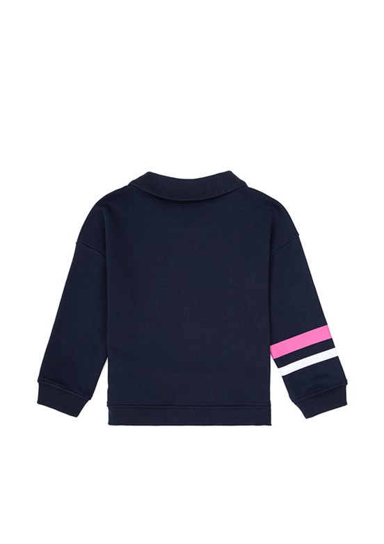 US POLO ASSN Kız Çocuk Lacivert Comfort Sweatshirt