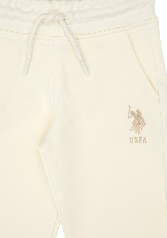 US POLO ASSN Erkek Çocuk Beyaz Regular Pantolon