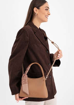 SiSLEY - SLY_261 Kadın Kahverengi Kol Çantası