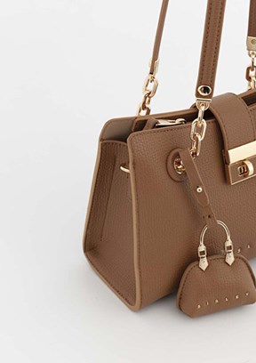 SİSLEY Camel Kadın Kol Çantası