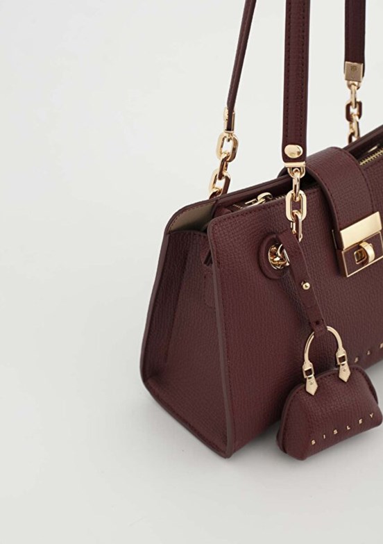 SİSLEY Bordo Kadın Kol Çantası